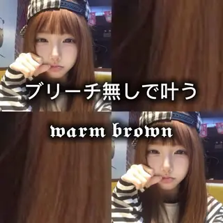ロング 心斎橋/プルエクステ ハイトーン/カットのヘアスタイル