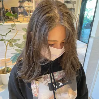 ミディアム カラー 🫧透明感ヘア🫧 🧸竹花　彩希🧸のヘアスタイル