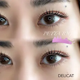 マツエク・マツパ DELICAT MIHOのマツエク・マツパデザイン