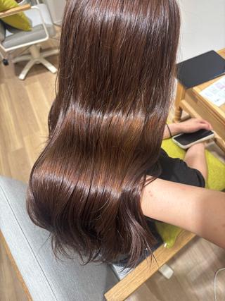 ロング カラー RINNO🌷透明感 カラー/髪質改善のヘアスタイル