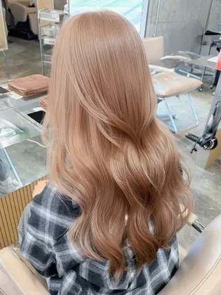 ロング カラー 失敗しないハイトーン ✨ハッシュカットミワのヘアスタイル