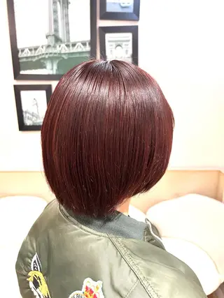 ショート カラー 店長✨髪質改善✖️ 透明感カラー／純大のヘアスタイル