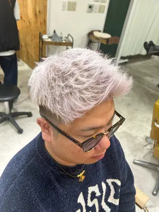 カラー ヘアアレンジ メンズ 《海外ヘア特化》 早川 愛斗のヘアスタイル