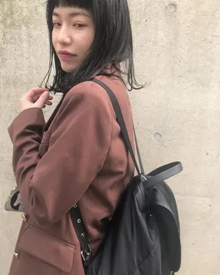 ミディアム フレンチボブパーマ Yuukiのヘアスタイル