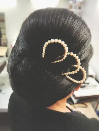 ミディアム ヘアアレンジ 着付とリラクのお店 リベルテのその他イメージ