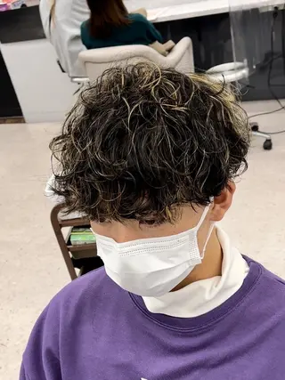 ショート 京都河原町 メンズパーマ助川龍哉のヘアスタイル