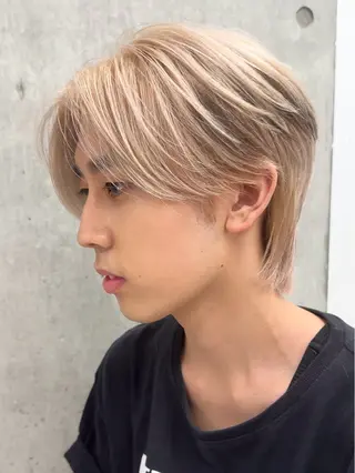 ショート カラー メンズ ✨盛れるレイヤー🪞 🎀モモカ🎀のヘアスタイル