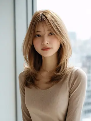 ミディアム 7.8月カットモデル ✨募集中✨高橋疾斗のヘアスタイル