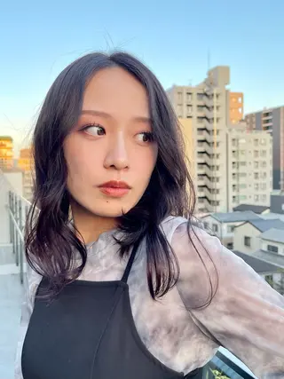 ミディアム 園田 渉 ◤SHIKIO◢のヘアスタイル