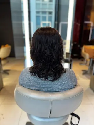 セミロング パーマ 🤍たむら みなみ 銀座🤍のヘアスタイル