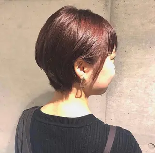 ショート カラー 髪質改善サロン 梅田/ヨナミネのヘアスタイル