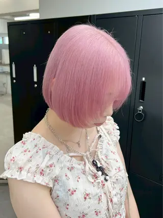 ミディアム nanami lucktokyoのヘアスタイル