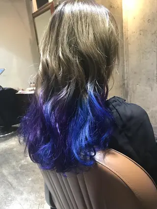 セミロング カラー パーマ ヘアアレンジ メンズ キッズ ネイル マツエク・マツパ サロンドミルク 渋谷高比良のヘアスタイル