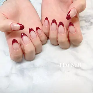 ネイル モチの良さ◉ フィルインネイル♡のネイルデザイン