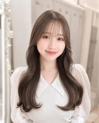 ロング 🧡くびれヘア/前髪 顔周り🧡久原結衣のヘアスタイル