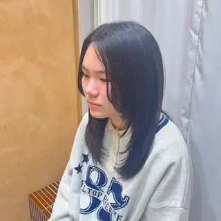 ロング レイヤー/ショート/ しだあつきのヘアスタイル