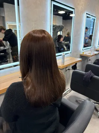 ミディアム カラー 神谷勇太/ 札幌透明感カラー特化のヘアスタイル