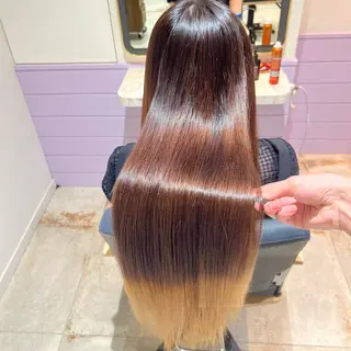 ロング 🍀失敗しない 縮毛矯正熊谷竜馬🍀のヘアスタイル