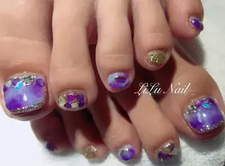 ネイル モチの良さ◉ フィルインネイル♡のネイルデザイン