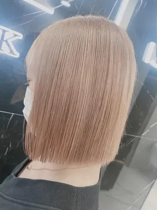 ショート カラー 艶髪ハイトーン💎 Rukumoのヘアスタイル