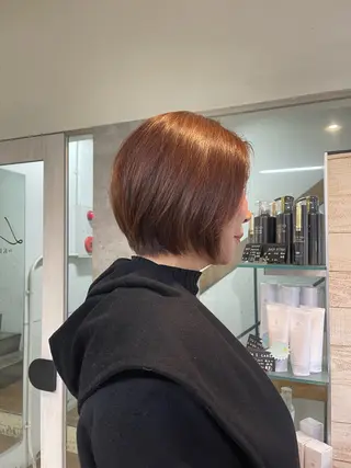ショート 愛　莉/大阪美容室 /ケア・艶カラーのヘアスタイル