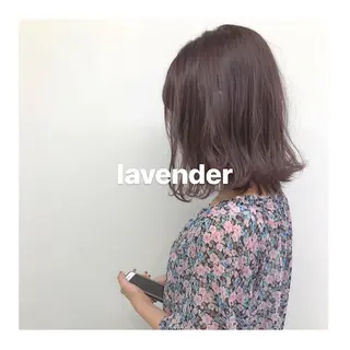 ミディアム カラー レイヤーボブ/ボブ 仲川和人のヘアスタイル