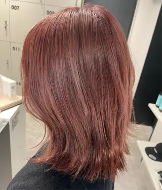 ミディアム カラー レイヤー×髪質改善 ×透明感/杉田 圭のヘアスタイル
