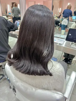 ミディアム ダブルカラー🦖 /髪質改善⚡️しおりのヘアスタイル