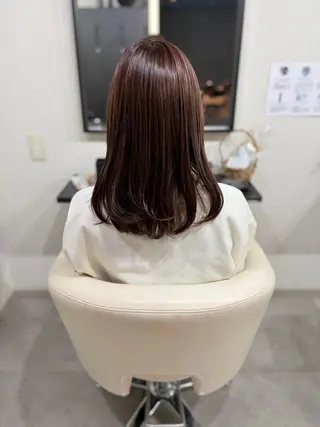 カラー ストレート/カラー 特化雪本☃️のヘアスタイル