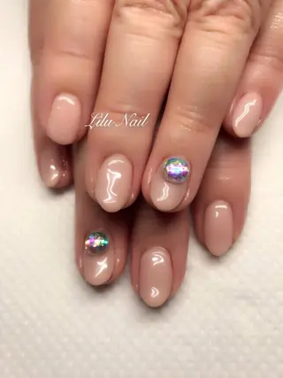 ネイル モチの良さ◉ フィルインネイル♡のネイルデザイン