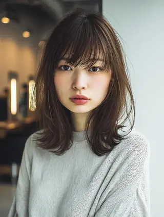 ミディアム 艶髪診断で絶対綺麗✨ お悩み解決✨京谷宥✨のヘアスタイル