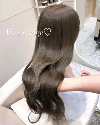 ロング カラー 🩷韓国ヘア/ヨシン モリ🩷Maikaのヘアスタイル