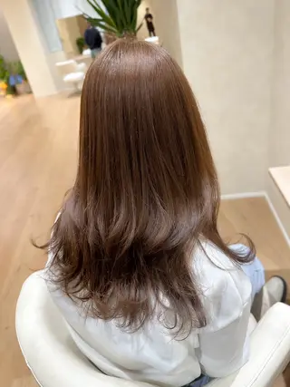 ロング 巻ける髪質改善🫧ハ イライト/永田汰伊智のヘアスタイル