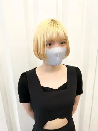 ショート カラー ヘアアレンジ HARU//原宿🤍 リピート率NO.1のヘアスタイル