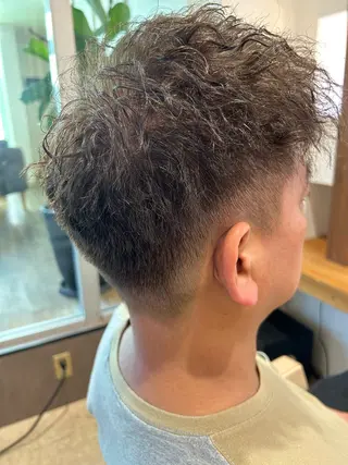 パーマ メンズ 柳内 まゆのヘアスタイル