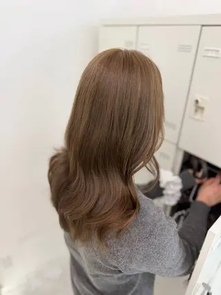 ロング カラー ヘアアレンジ 透明感カラー🎀艶髪 Anju/渋谷🎀のヘアスタイル