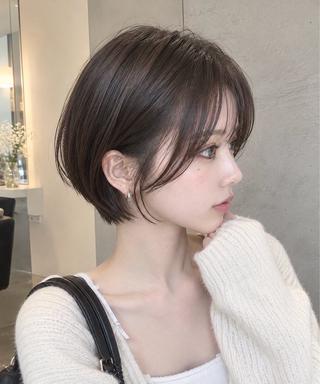 ショート kyon🎀 透明感カラー/西梅田のヘアスタイル