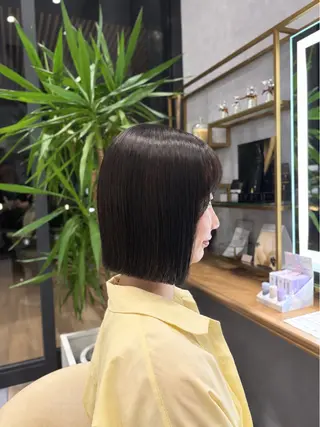 ミディアム 高橋 南波のヘアスタイル