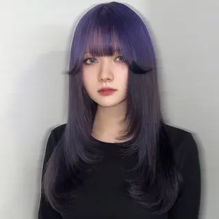 ロング カラー Ren. 🦋デザインカラーのヘアスタイル