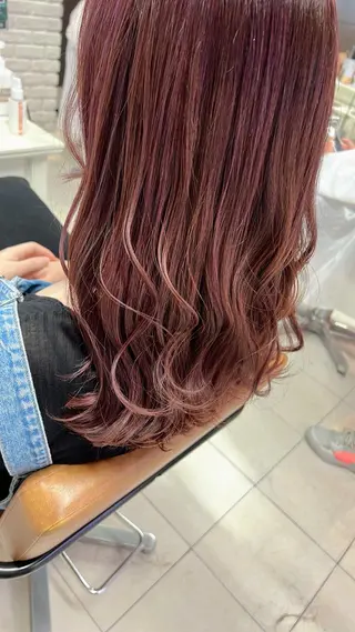 セミロング カラー 🫧🎀KANA🎀 🫧のヘアスタイル