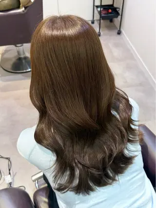 ロング 韓国レイヤー 🎀ダブルカラーのヘアスタイル