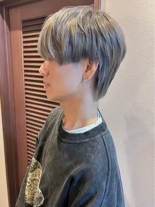 ショート カラー メンズ Masaki レイヤーカットのヘアスタイル