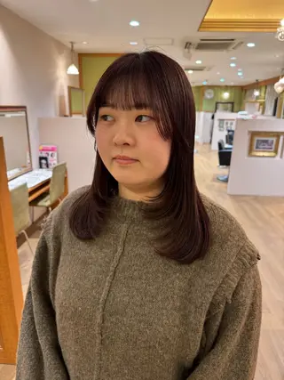 セミロング haruna🎀 Lita 4Fのヘアスタイル