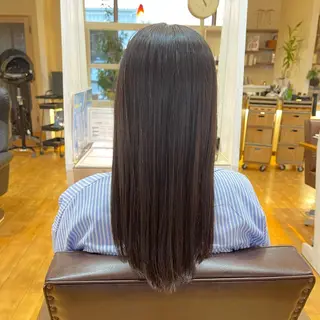 ロング 梶谷 和希のヘアスタイル