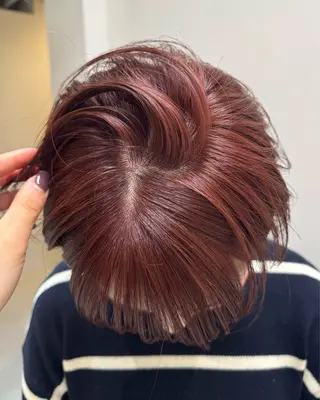 ショート カラー パーマ/ボブ/ショ ート/タカダアスミのヘアスタイル