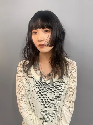 セミロング カラー 似合わせカット/ naokoのヘアスタイル