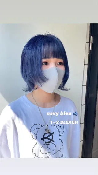 ショート カラー パーマ ヘアアレンジ メンズ キッズ ネイル マツエク・マツパ KANAMI 🌏のヘアスタイル