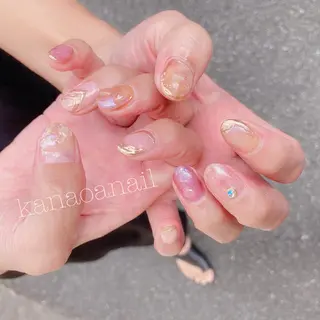 ネイル 地爪育成💅 kanaoanailのネイルデザイン