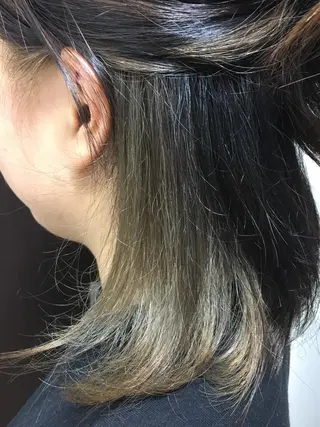 ミディアム カラー plaatje 義見のヘアスタイル