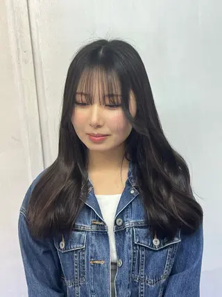 セミロング トシキ/艶カラー /似合わせカットのヘアスタイル